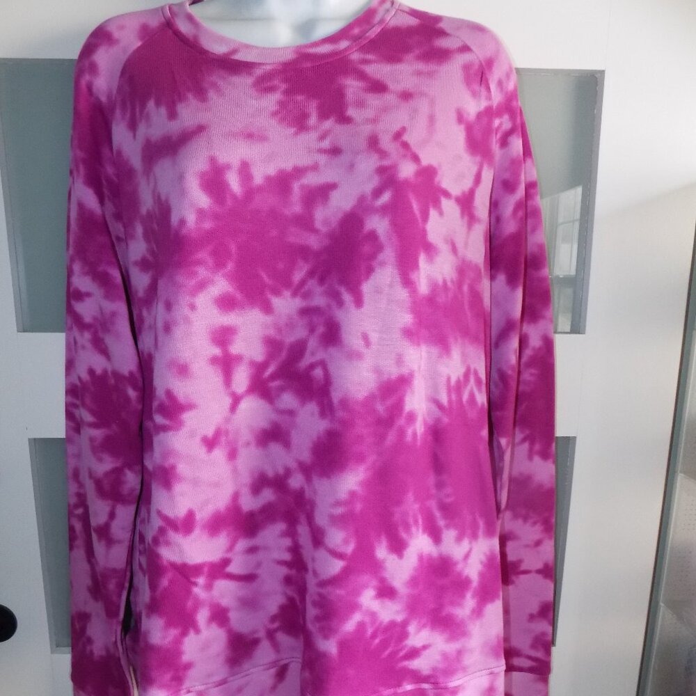 Little Bum Bums Magenta Tie Dye Mama Crew Neck Sweatshirt Size 2XL Women's NEW